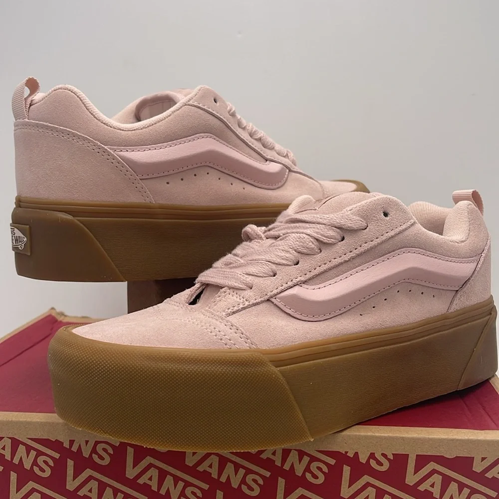 Vans WMNS Knu Stack Rose Smoke/Gum VN000CP6CYA Platforms Sneakers